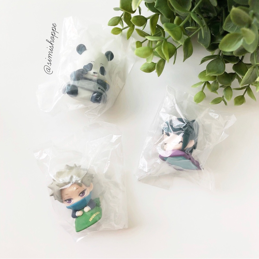 NEW Official Jujutsu Kaisen JJK 0 Movie Toge Maki Panda Onemutan Gashapon Set